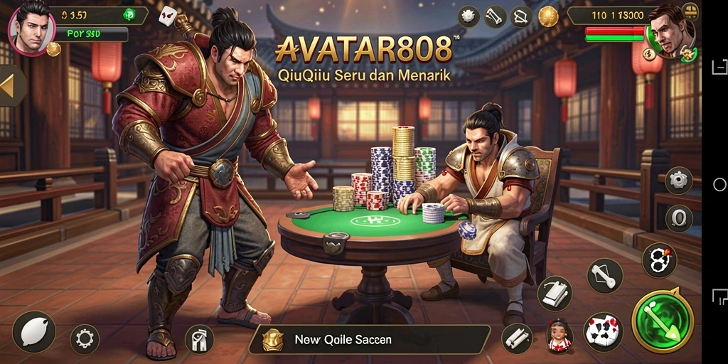 Gameplay QiuQiu yang seru dan kompetitif di AVATAR808.