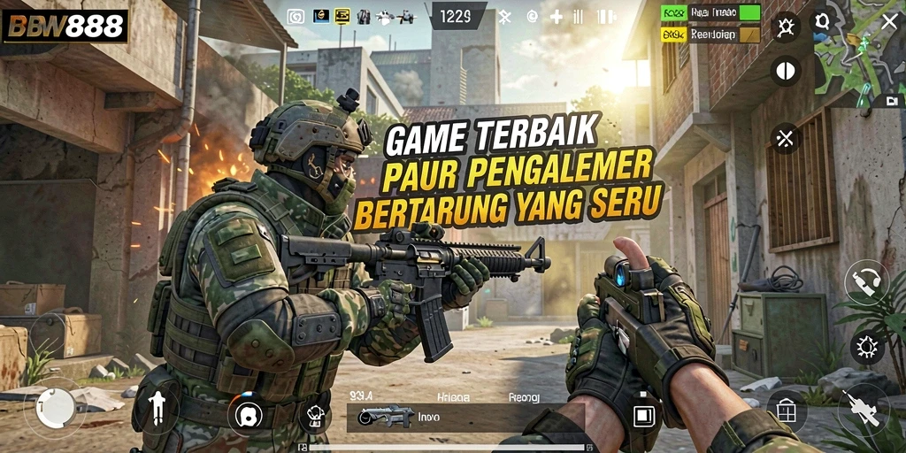 Gameplay seru BW888 yang penuh aksi FPS.