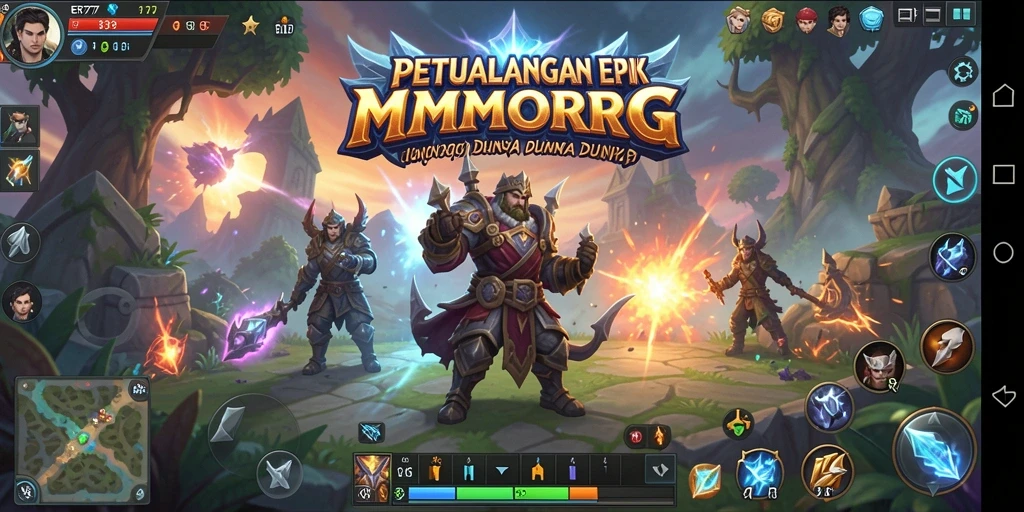 Gameplay seru dari ER777 di dunia MMORPG.