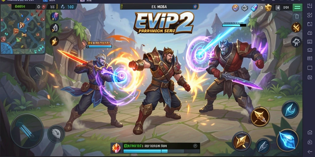 Tampilan gameplay menarik di EVIP2 yang penuh aksi.