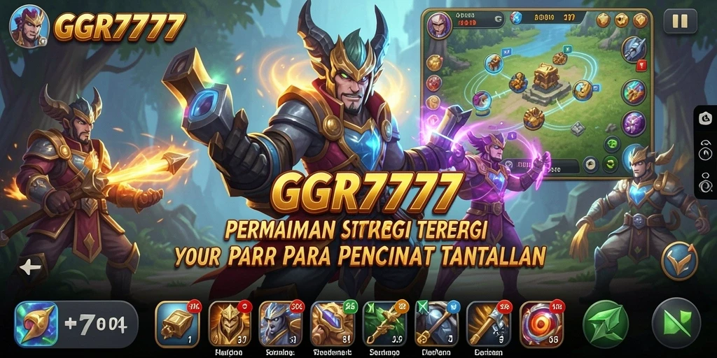 Tampilan menarik dari gameplay GGR7777 dengan elemen strategi.