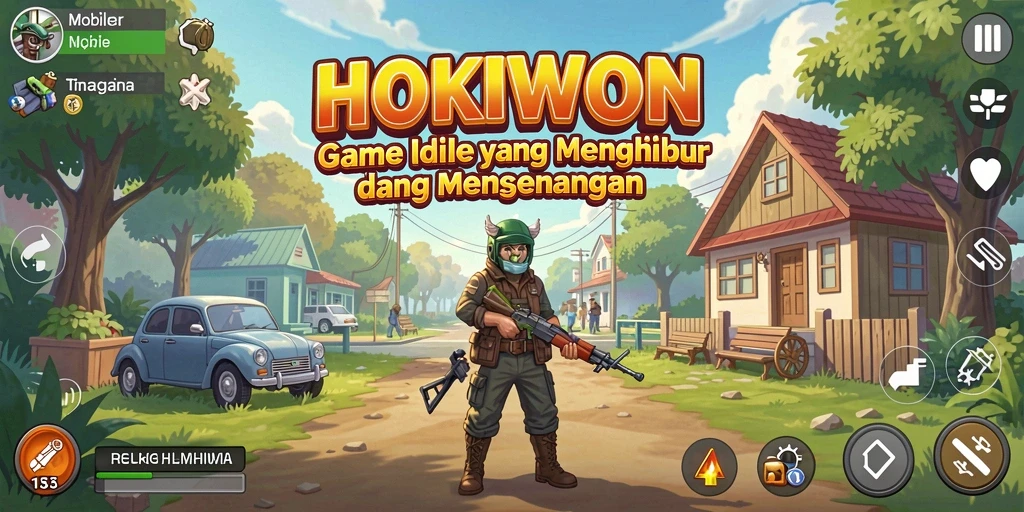 Tampilan gameplay HOKIWON yang seru dan interaktif.