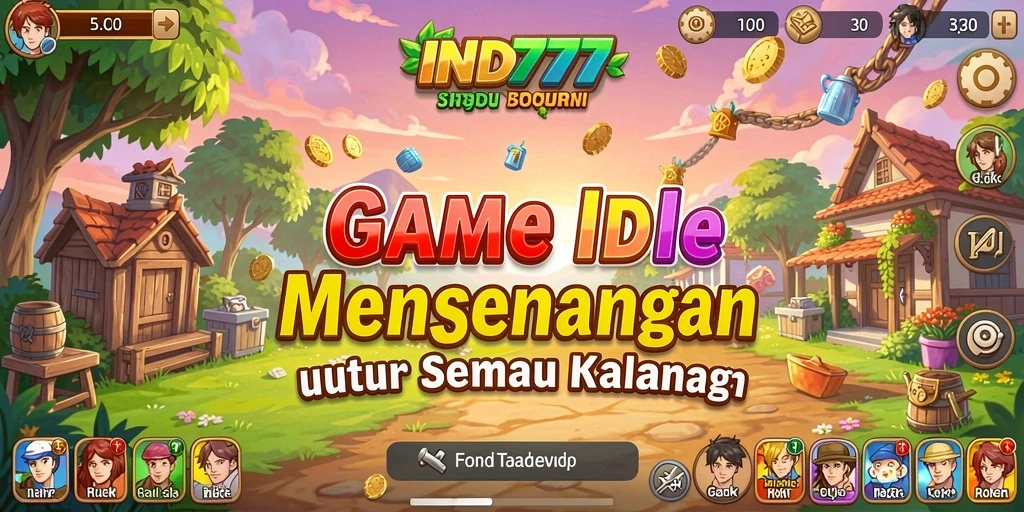 Tampilan gameplay menarik dari IND777 dengan mekanisme Idle.