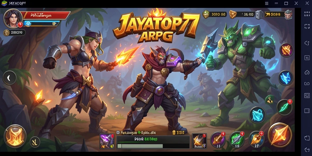 Tangkapan layar dari gameplay seru JAYATOP77 dengan aksi ARPG.