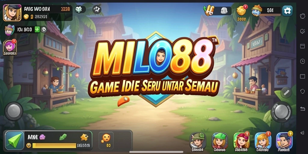 Screenshot gameplay <strong>MILO88</strong> menampilkan karakter dan aktivitas menarik di dalam game Idle.