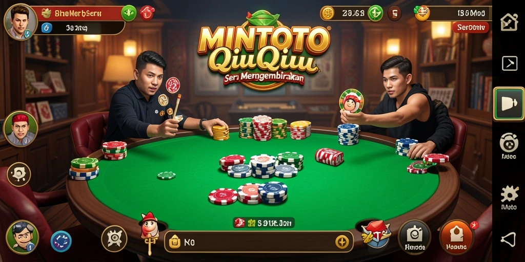 Screenshot gameplay QiuQiu di MINTOTO dengan tampilan yang menarik.