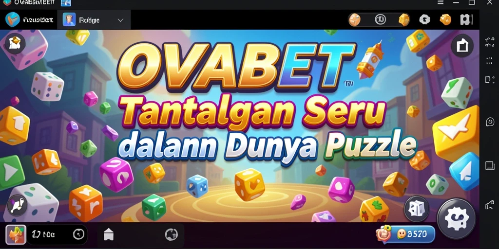 Tampilan gameplay OVABET dengan berbagai teka-teki Puzzle yang menarik.