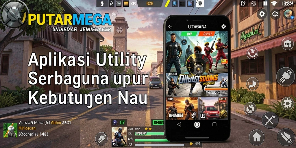 Screenshot PUTARMEGA menampilkan tampilan antarmuka yang user-friendly.