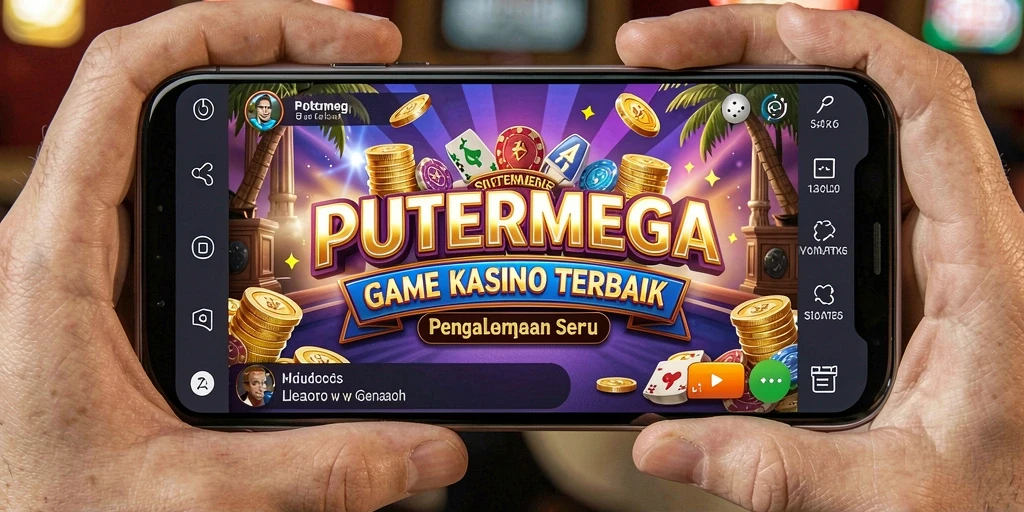 Screenshot gameplay PUTERMEGA menampilkan keseruan permainan Kasino.