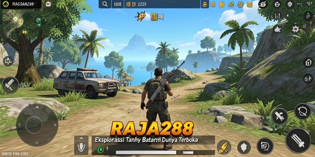 Tangkapan layar menunjukkan aksi seru dalam eksplorasi dunia terbuka.
