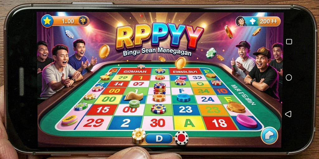 Screenshot gameplay RPYYY menunjukkan keseruan bermain Bingo.