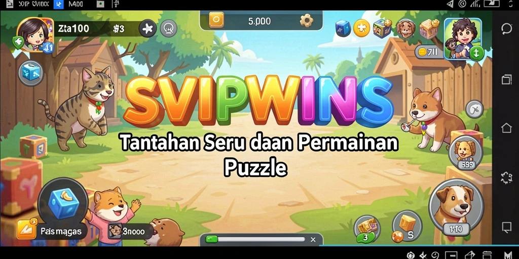 Tangkapan layar gameplay SVIPWINS yang penuh tantangan dan keseruan.
