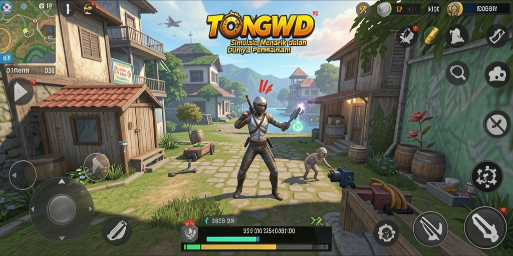 Tampilan gameplay TONGWD yang mengasyikkan dan penuh interaksi.