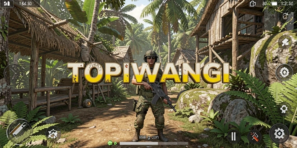 Screenshot gameplay TOPIWANGI dengan elemen simulasi yang menarik.
