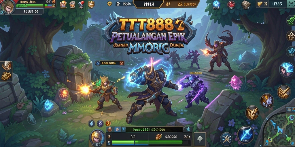 Gameplay TTT888 yang menakjubkan dalam dunia MMORPG yang luas