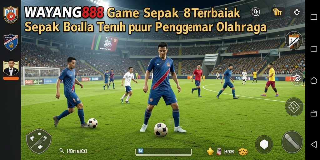 Screenshot dari gameplay <strong>WAYANG88</strong> menunjukkan aksi seru di lapangan.